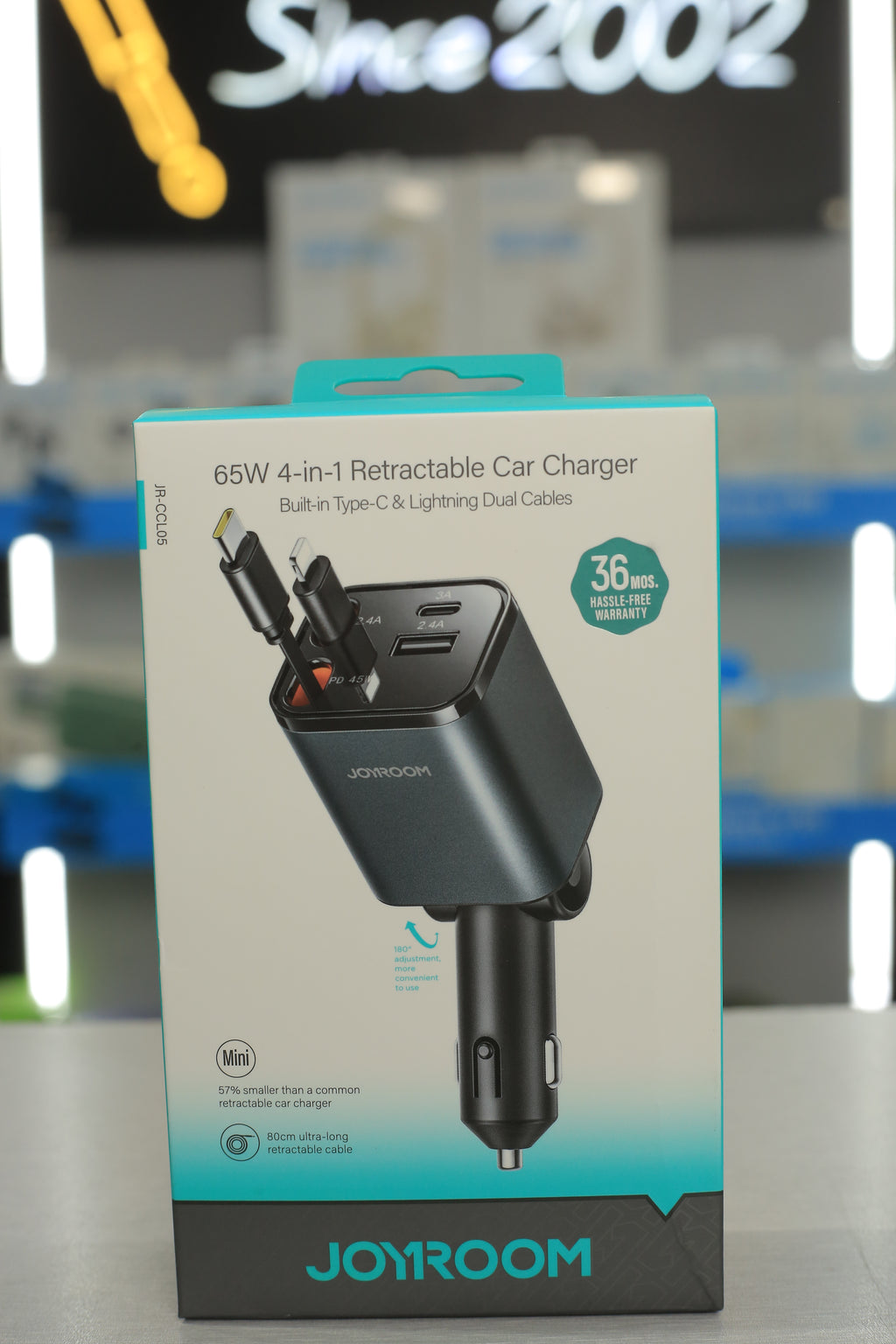 Joyroom Car Charger 4IN1 65W