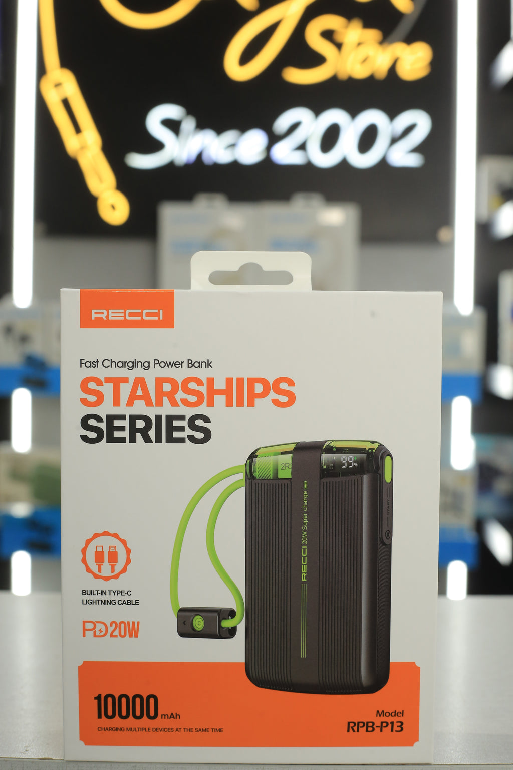 Recci Fast Power Bank 10000mAh
