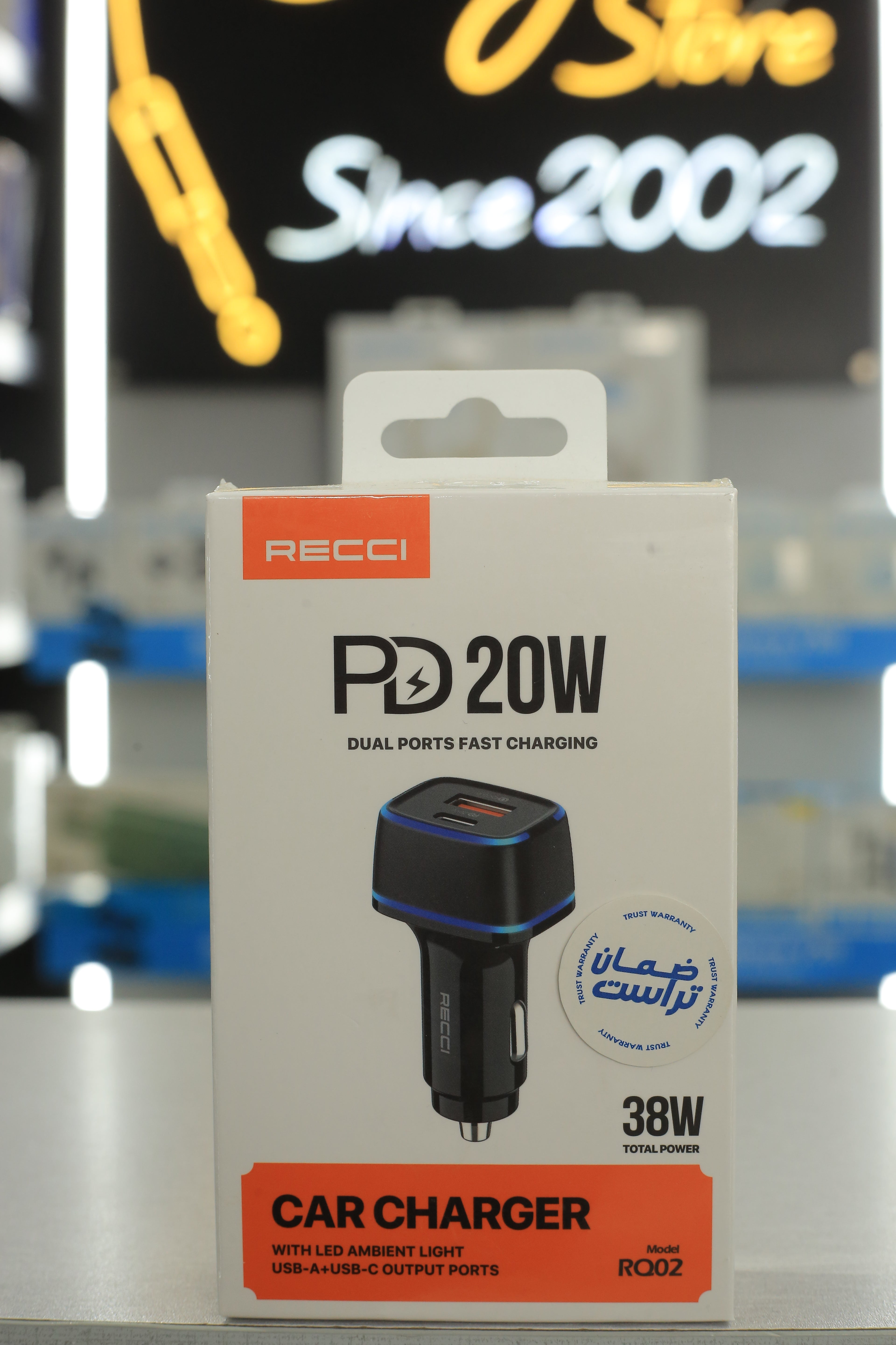 Recci Car Charger 38W