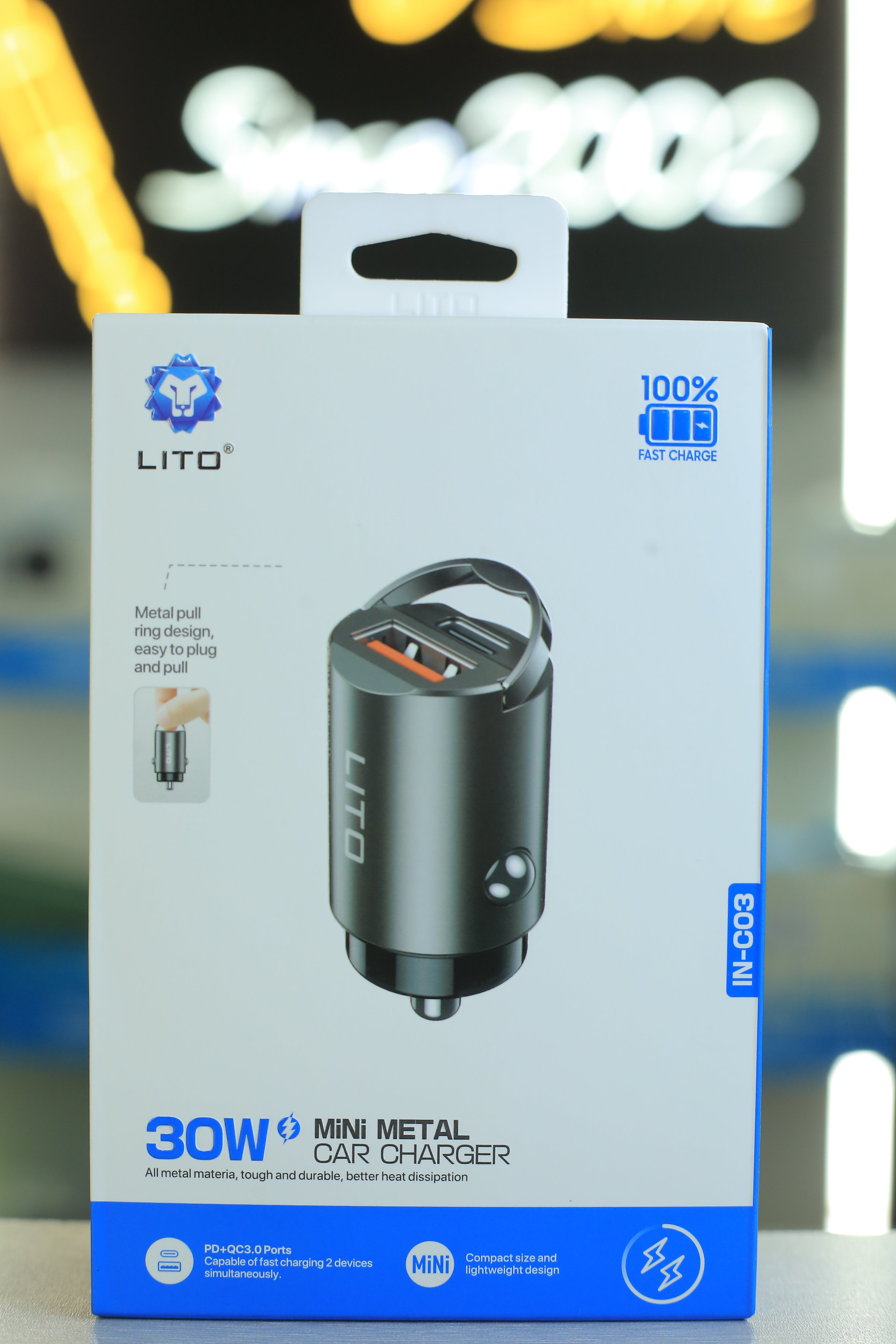 Lito Car Charger 30W