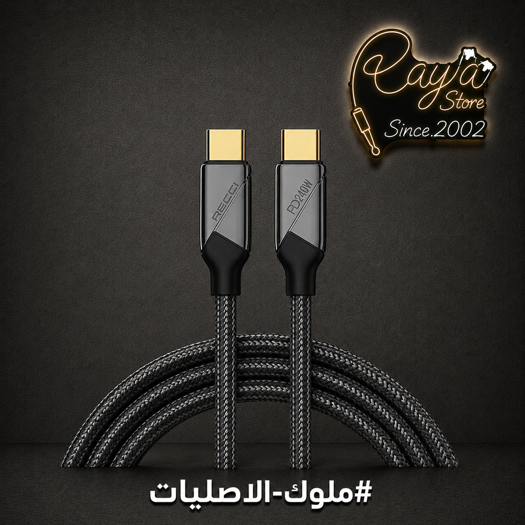 Recci Charging Cable T.C to T.C 240W