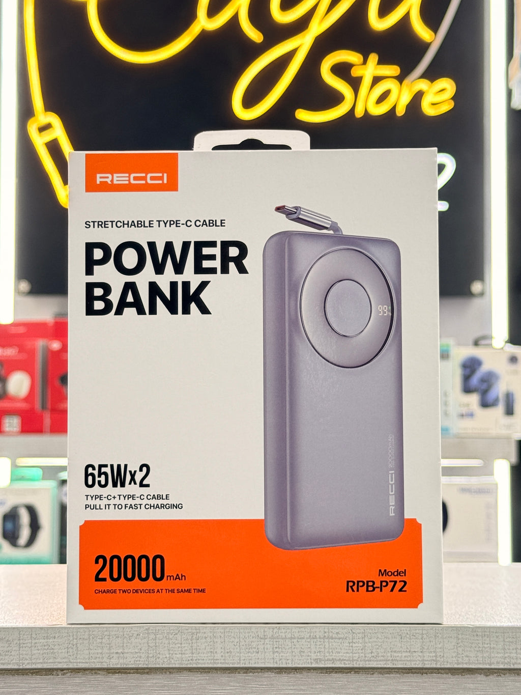 Recci Power Bank 65W 20000mAh
