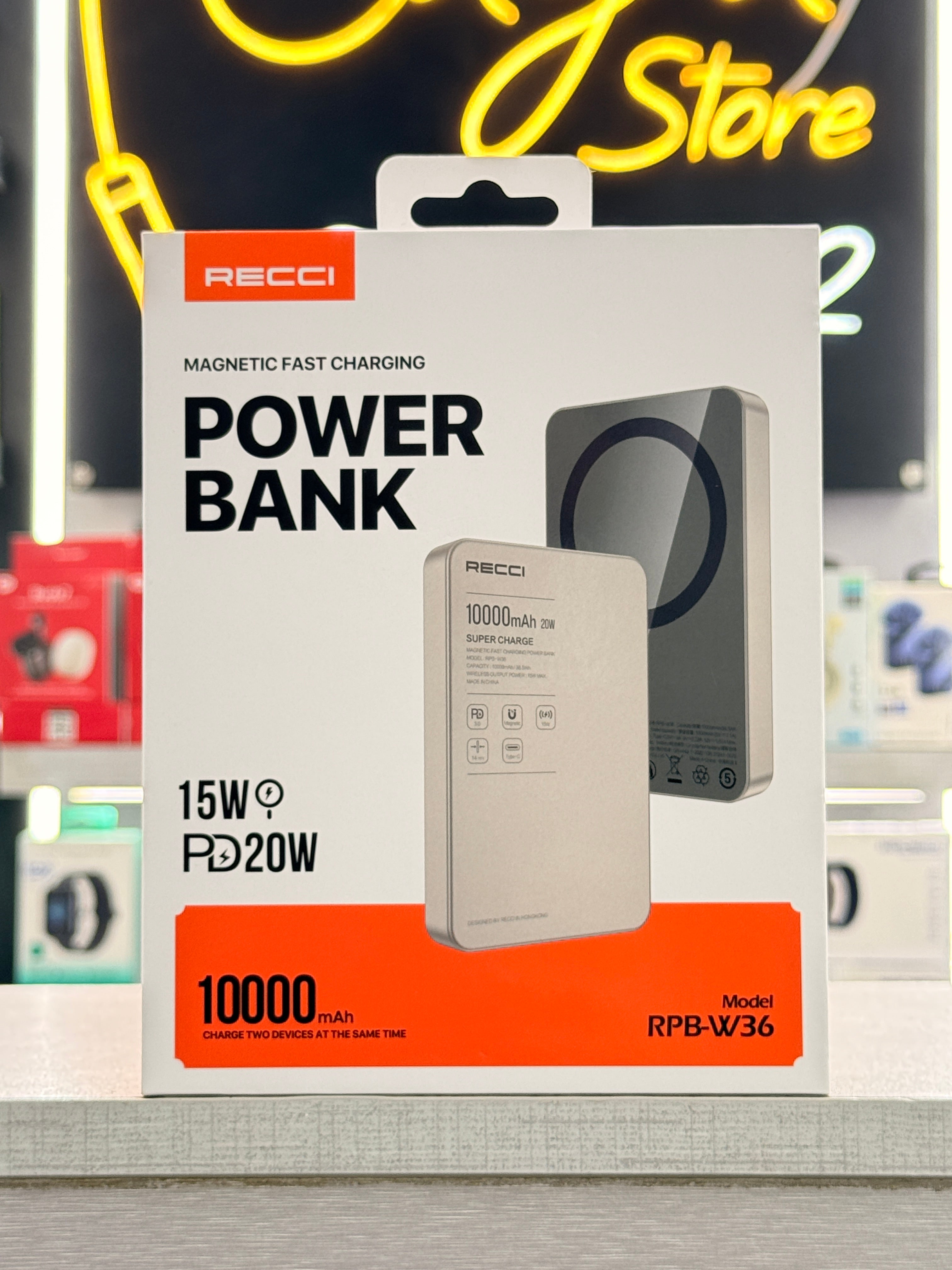 Recci Power Bank Magnetic Fast